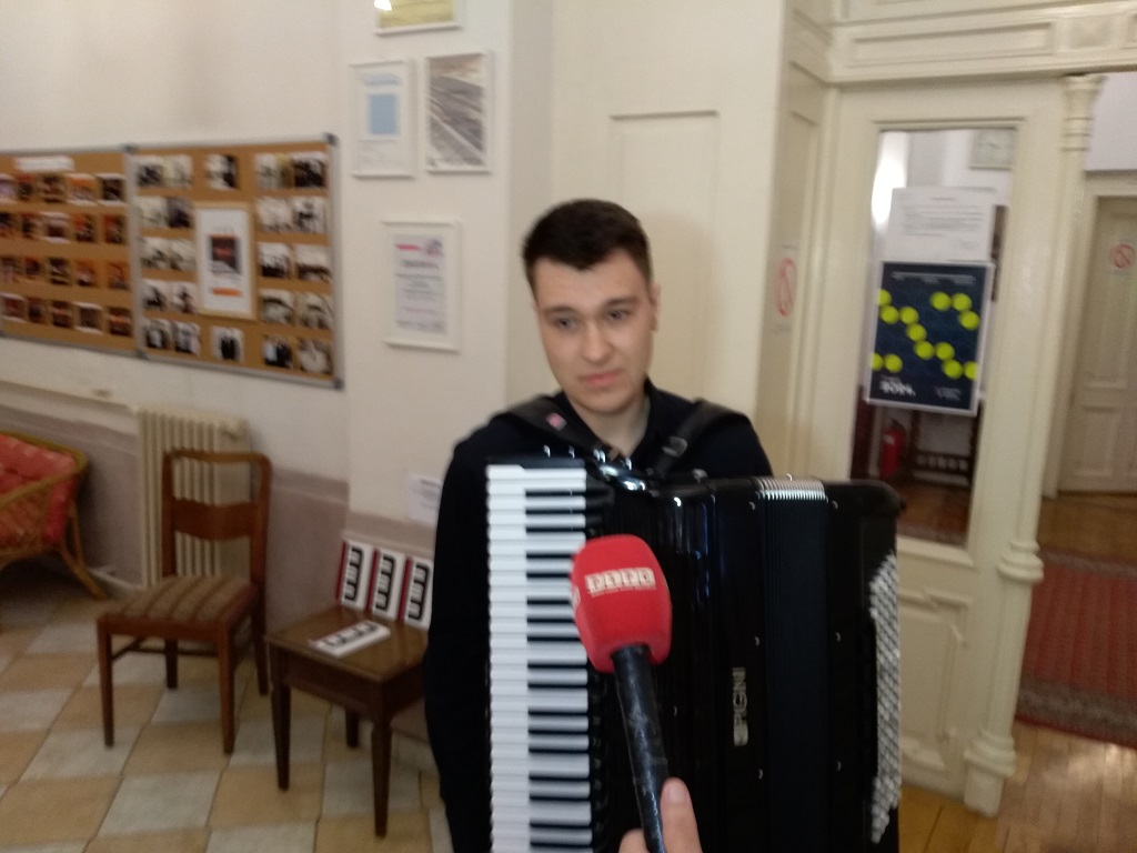 Siniša Lukić, student Muzičke akademije u Istočnom Sarajevu 