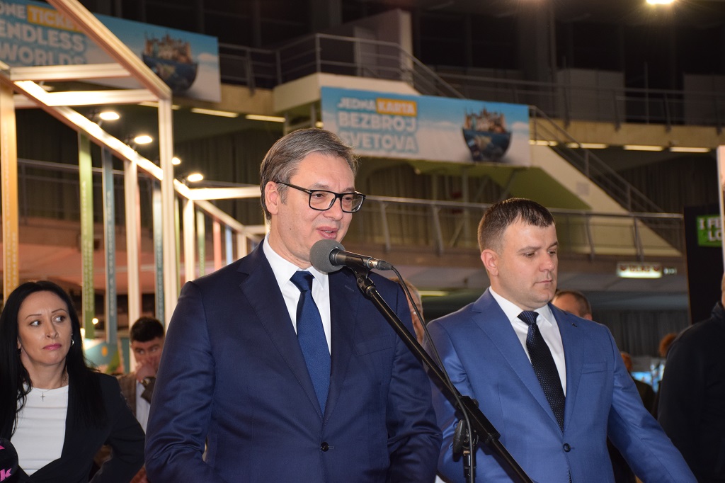 Predsjednik Srbije Aleksandar Vučić otvorio 46. Međunarodni sajam turizma u Beogradu