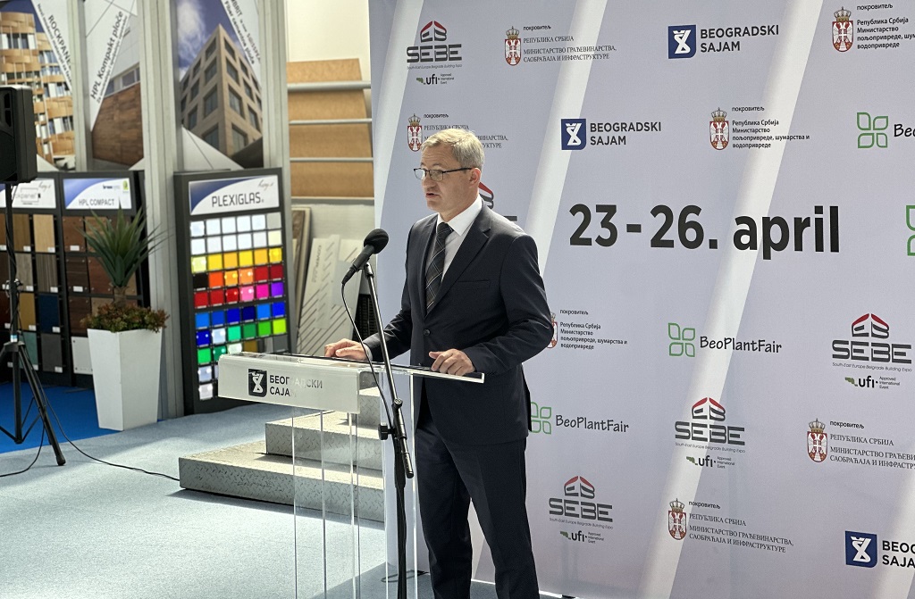 Sajmove je otvorio Dragan Glamočić, ministar poljoprivrede, šumarstva i vodoprivrede Srbije