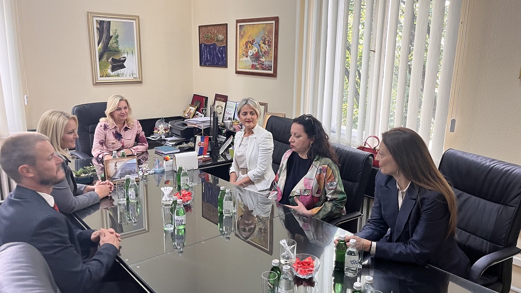 Начелник Градске управе Весна Анђелић на састанку са делегацијом из Републике Српске