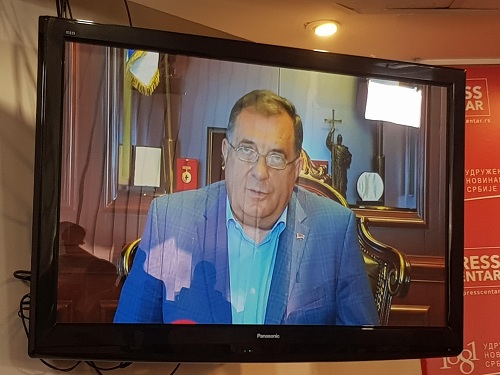 Video obraćanje srpskog člana i predsjedavajućeg Predsjedništva BiH, Milorada Dodika
