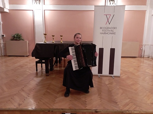 Slavica Čobić, učenica muzičke škole „Stevan Stojanović Mokranjac“ iz Bijeljine